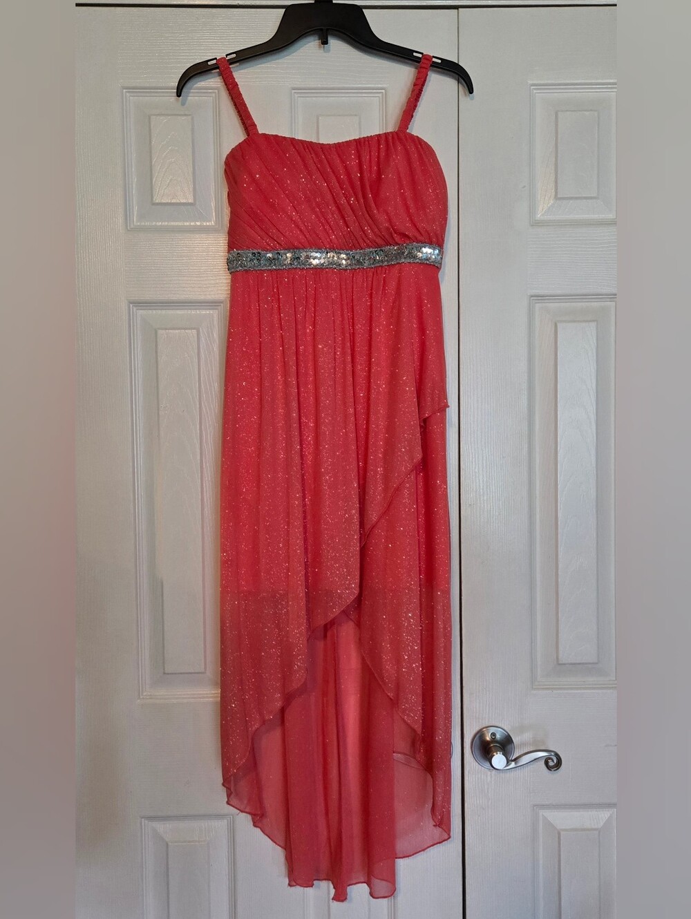 Sweet Storm Sparkle High-low Dress Junior's Size L